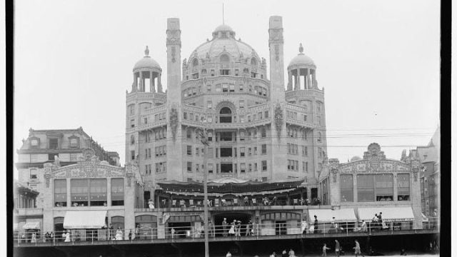 Atlantic city, New Jersey. Marlborough-Blenheim Hotel, gebaut 1902-1906, 1978 abgerissen