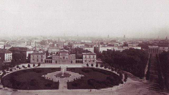 Königsplatz Berlin um 1880