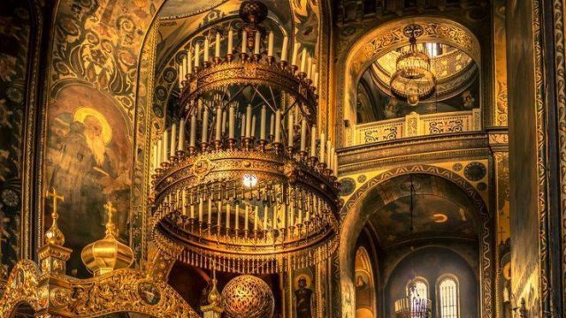 Beautiful Cathedral in Kiev by Andrei Drozdov