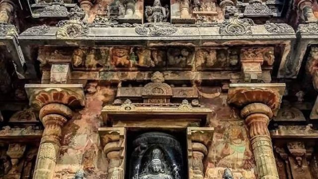 Beautiful architecture of Airavateswar Temple, Tamil Nadu, India