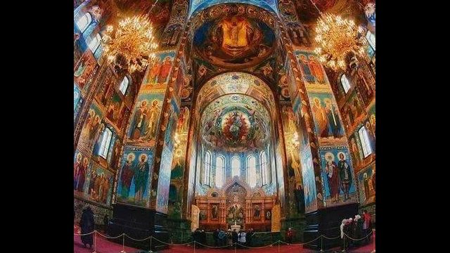 Inside the Church of the Savior on Spilled Blood, St. Petersburg