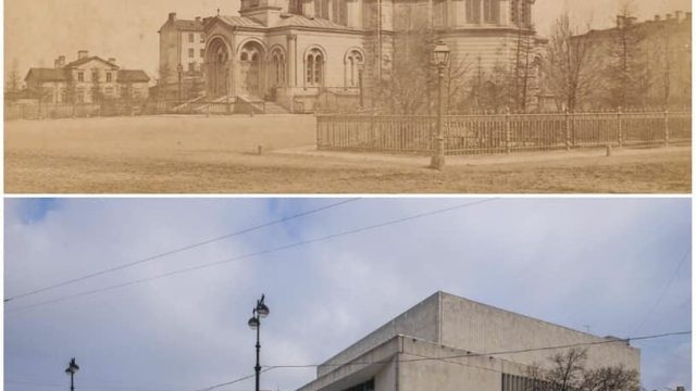 Ligovsky Avenue. Greek church. 1870
