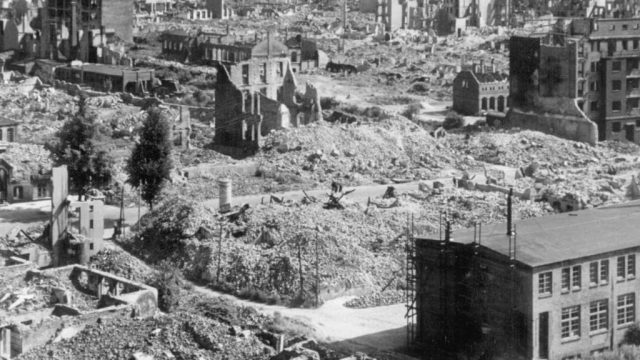 Second World War Destroyed Hamburg